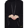 Designer Kaftan abaya- Black color  Designer Kaftan abaya- Black color